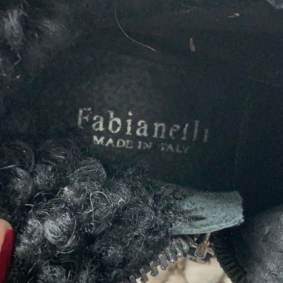 Fabianelli Italian Shearling/Leather Booties. - Picture 5 of 6